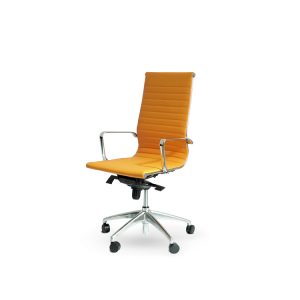Silla de Oficina Alpha naranja - Diseño y Distinción - Limobel Inwo