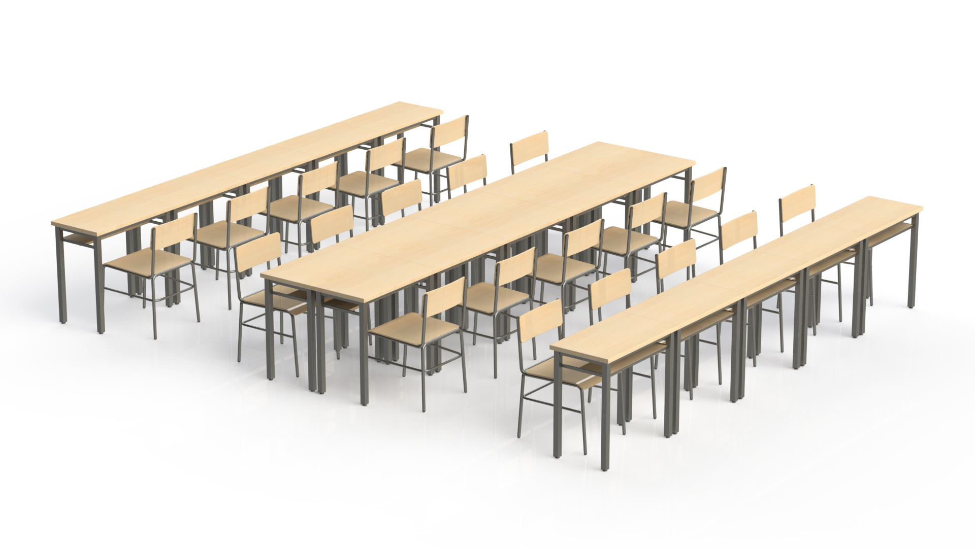 Mesas Pupitre - Fabricante de Mobiliario de oficina y colectividades - Limobel Inwo