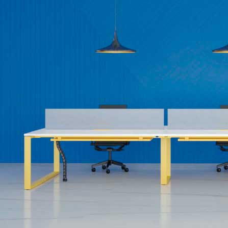 Separadores de mesas de oficina: divisorios, mamparas y biombos