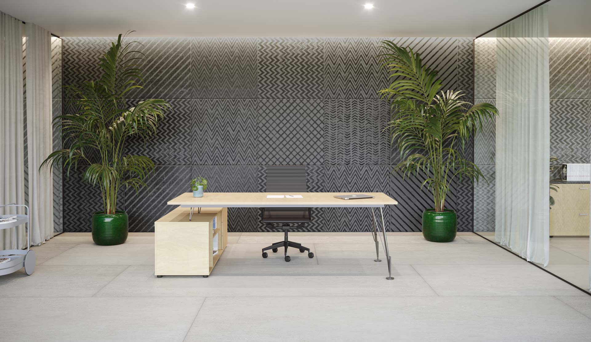 Muebles de oficina con de madera melamina