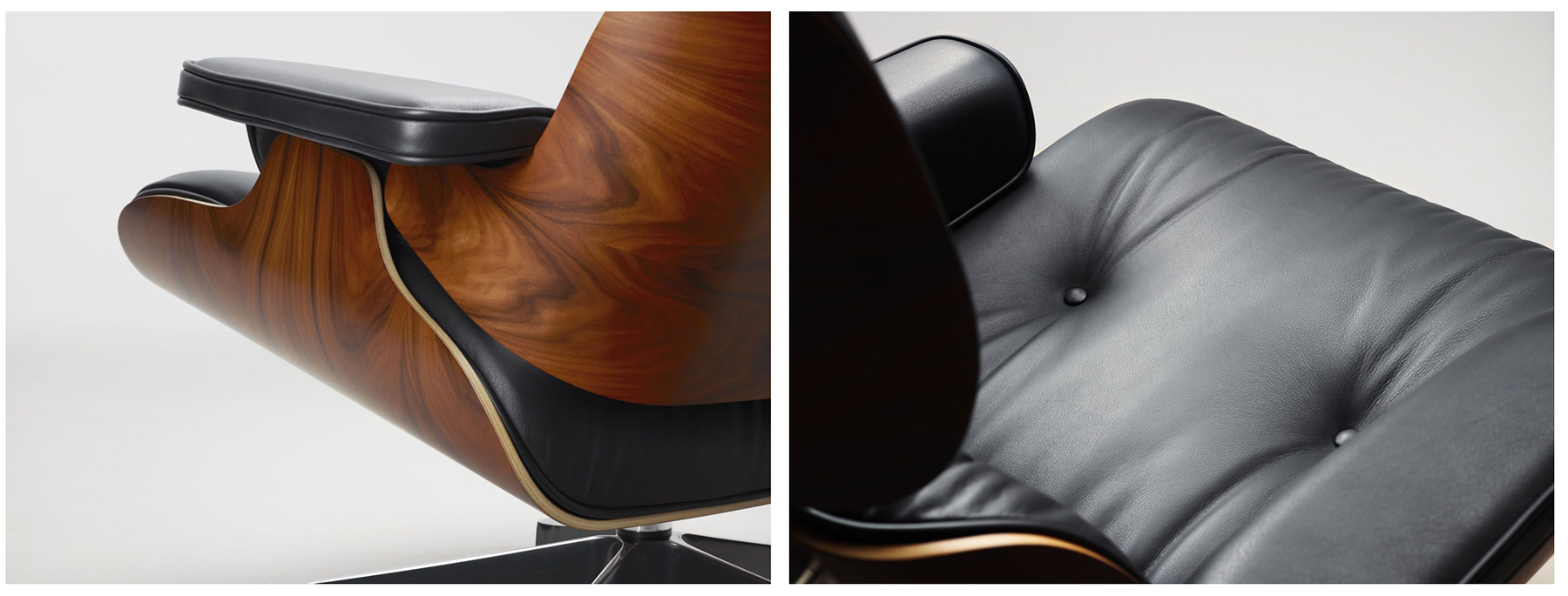 Lounge Chair y otomana Eames