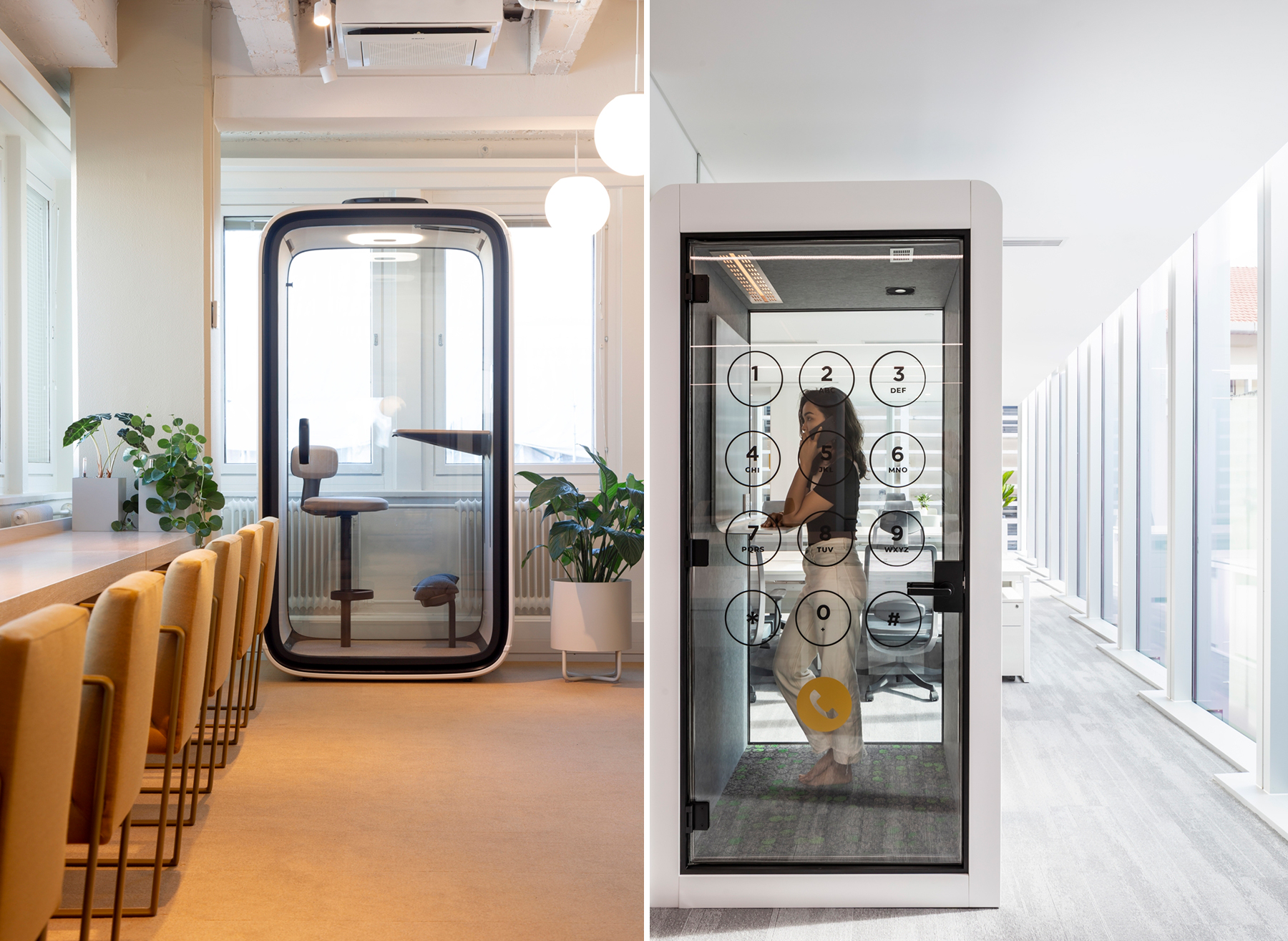 Office phone booths, Acoustic phone booth