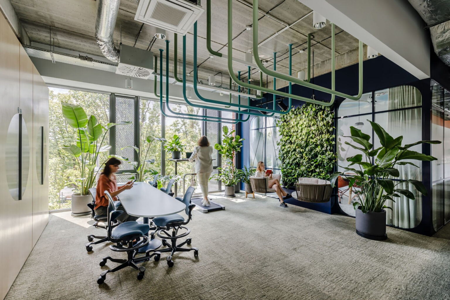 Diseño biofílico en oficinas - Limobel