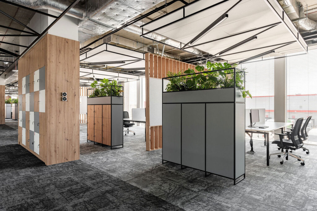 plantas en puestos de trabajo