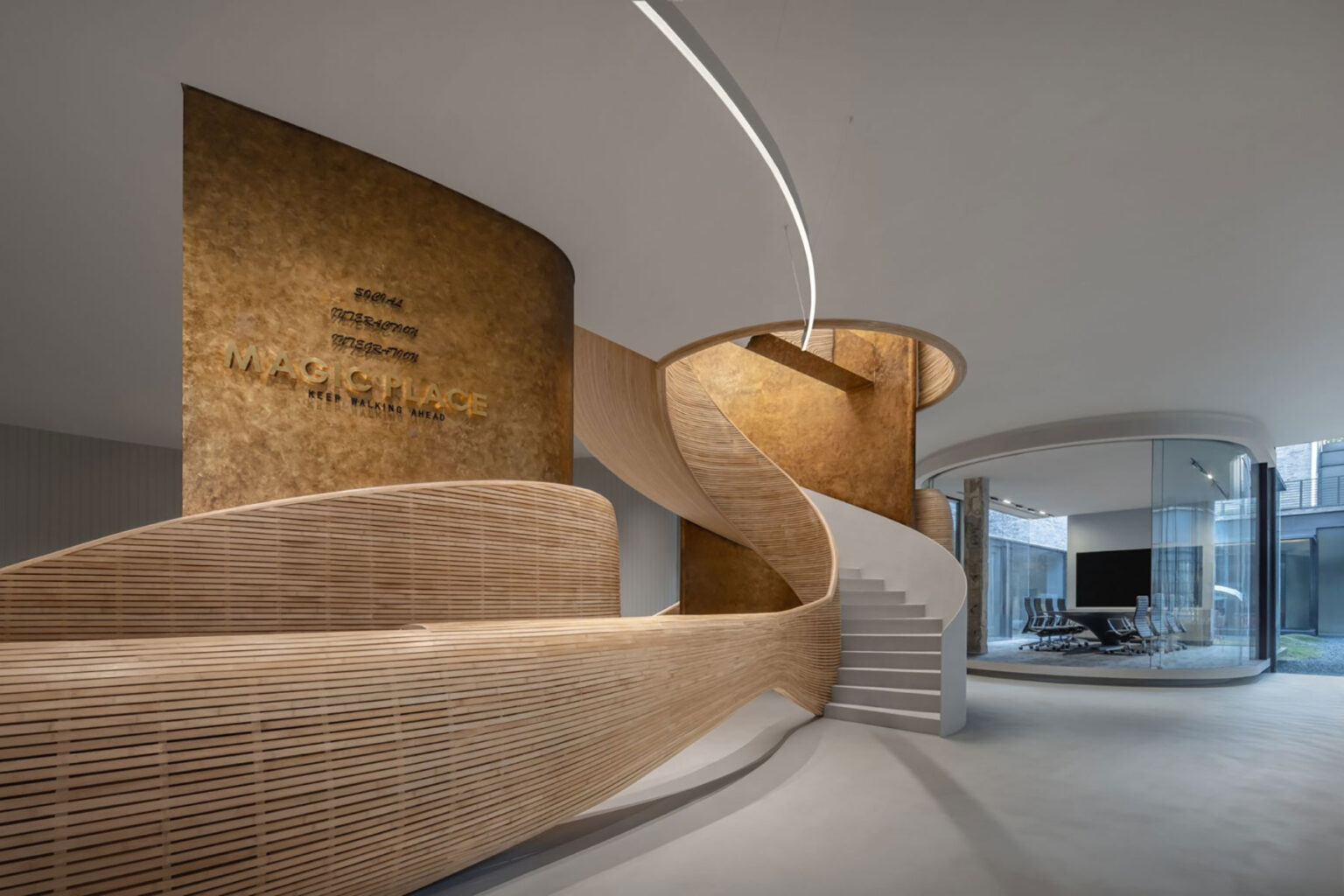 5 spectacular staircases in an office building - Limobel