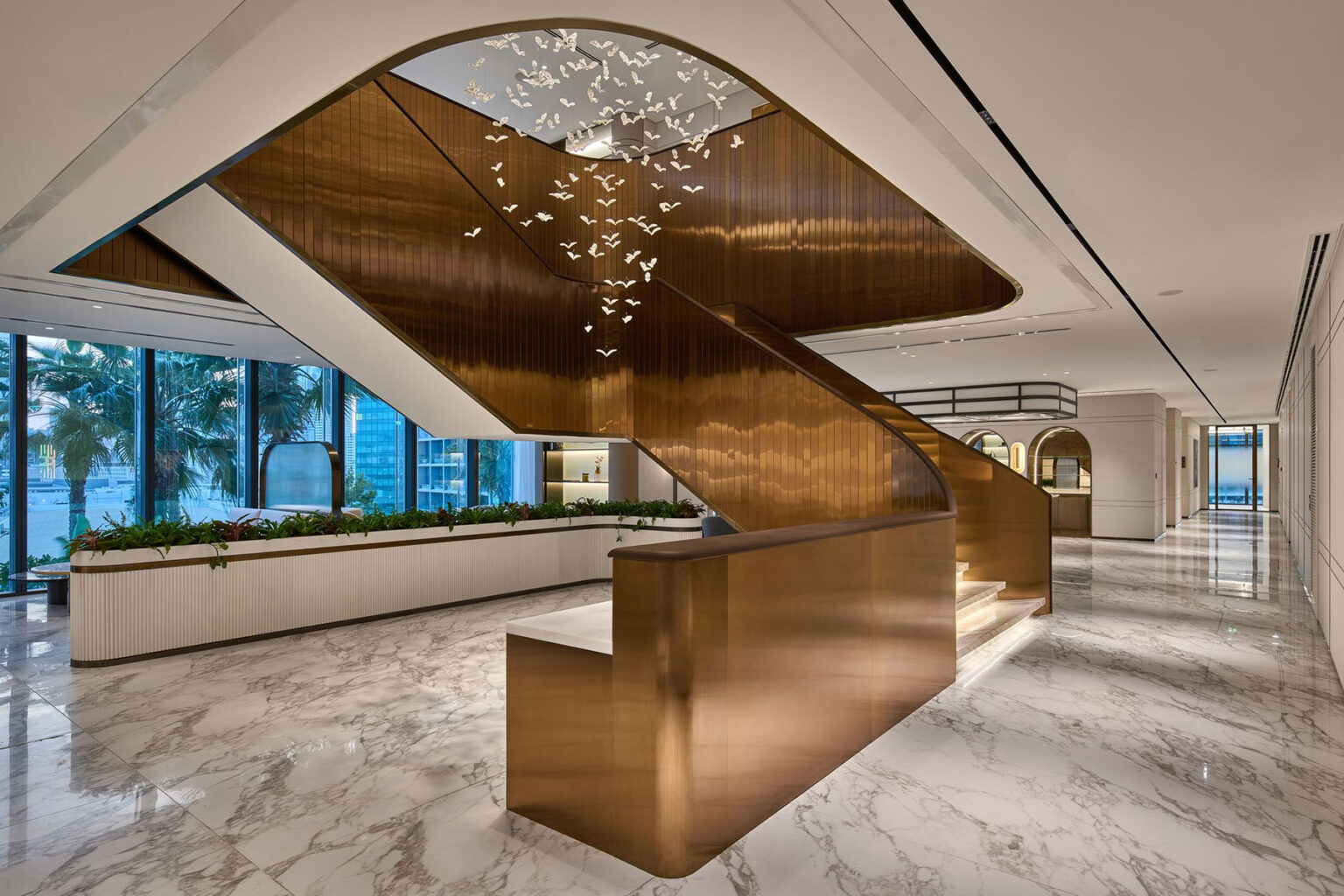 5 spectacular staircases in an office building - Limobel