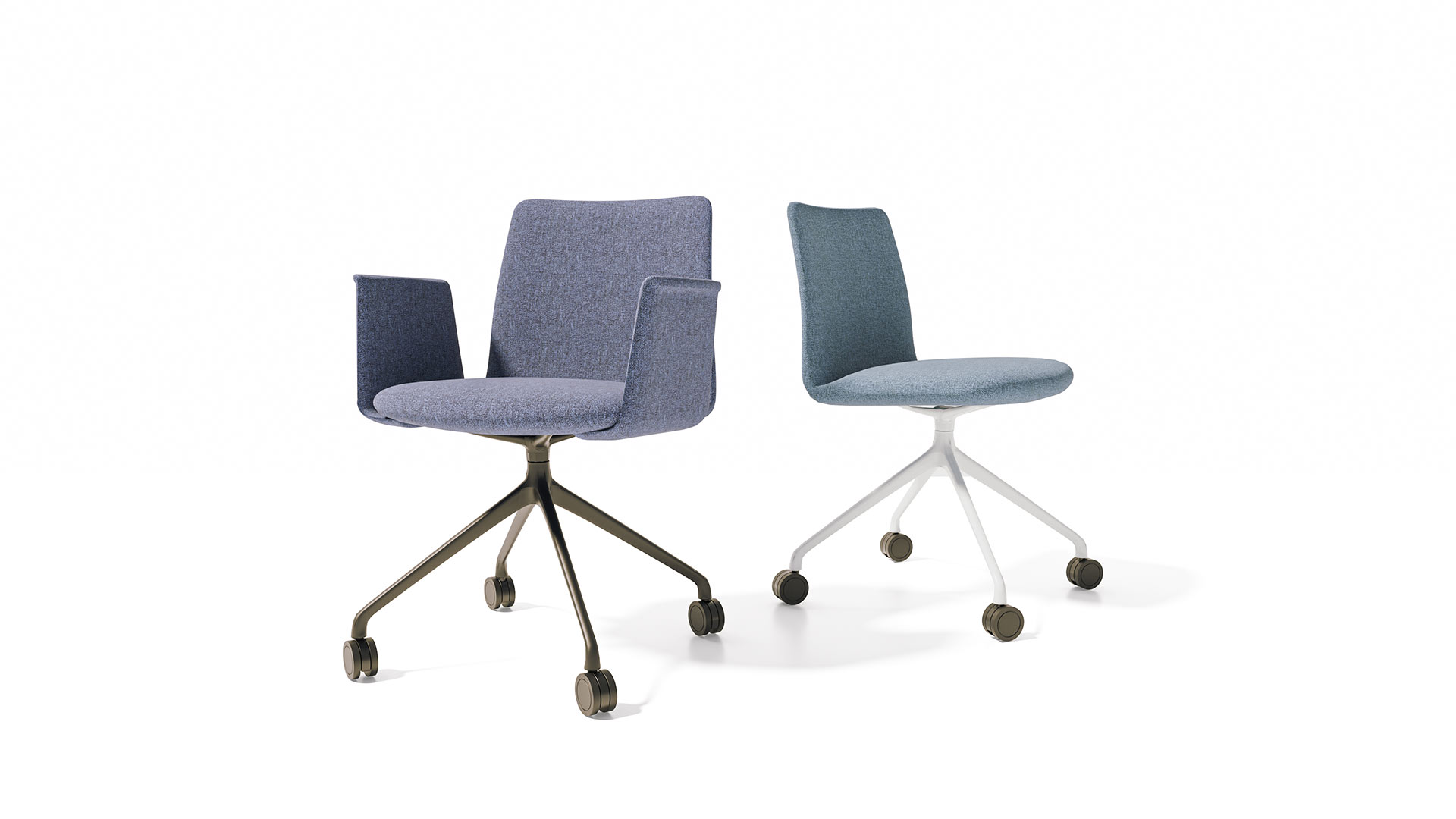 Base piramidal swivel ruedas