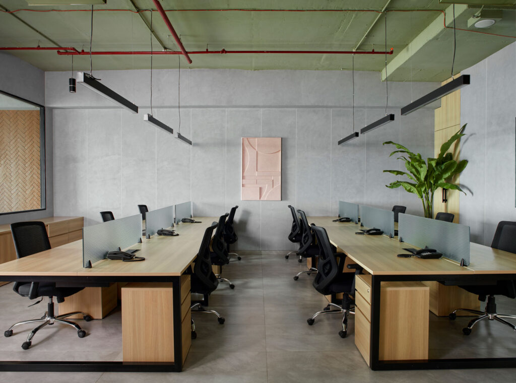 oficinas de hormigón