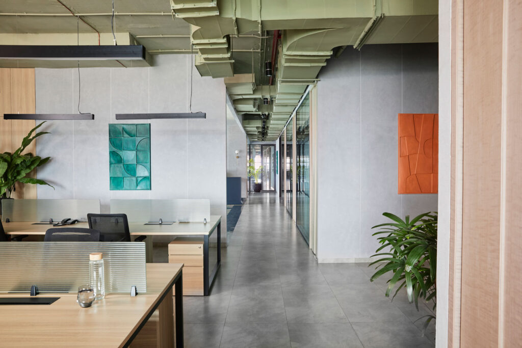 oficinas de hormigón